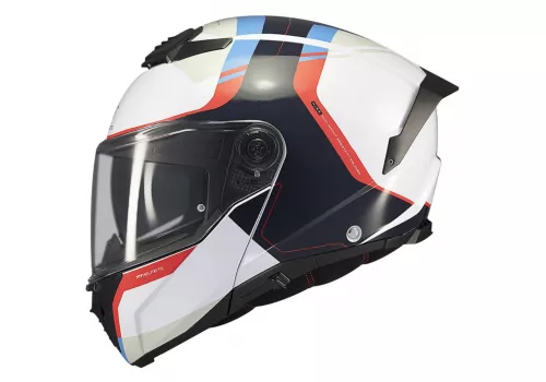 Preklopna Motoristična Čelada MT Helmets Atom 2 SV Emalla C7