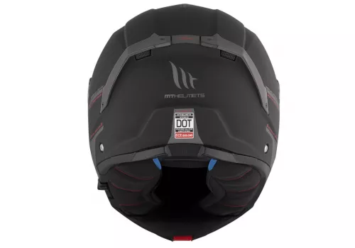 Preklopna Motoristična Čelada MT Helmets Atom 2 Solid A1 Mat Črna