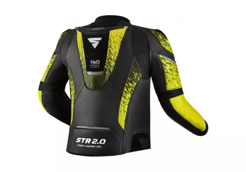 Motoristična jakna Shima STR 2.0 Črna Fluo