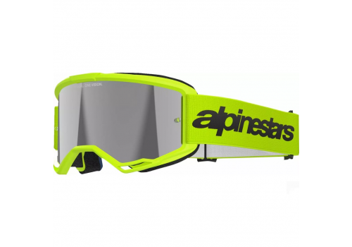 Kros očala Alpinestars Vision 3 Wordmark Mirror fluo