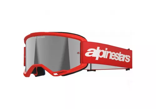 Kros očala Alpinestars Vision 3 Wordmark Mirror rdeča