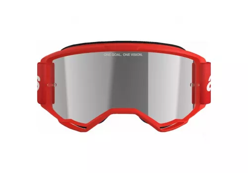 Kros očala Alpinestars Vision 3 Wordmark Mirror rdeča