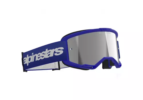 Kros očala Alpinestars Vision 3 Wordmark Mirror modra