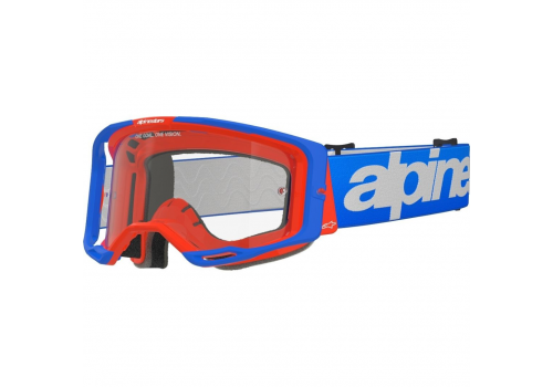 Kros očala Alpinestars Vision 8 Wordmark modro oranžna