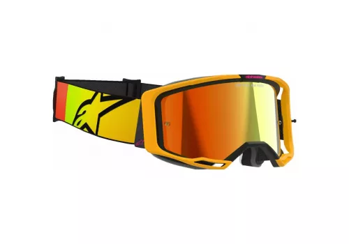 Kros očala Alpinestars Vision 8 Corp Mirror fluo pink