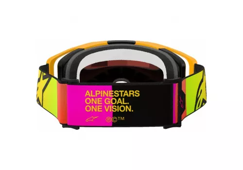 Kros očala Alpinestars Vision 8 Corp Mirror fluo pink