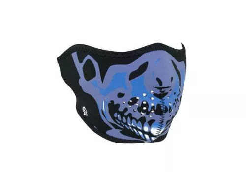 Obrazna maska iz neoprena Zan HeadGear modra