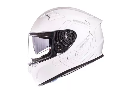 Motoristična čelada MT Helmets KRE SV Solid bela