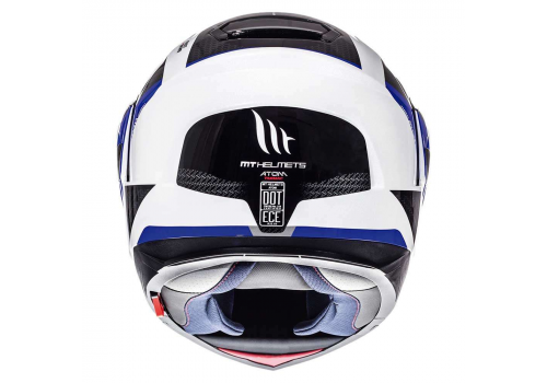 Motoristična čelada MT Helmets Atom SV Tarmac modra