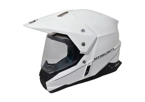 Motoristična čelada MT Helmets Synchrony Duo bela