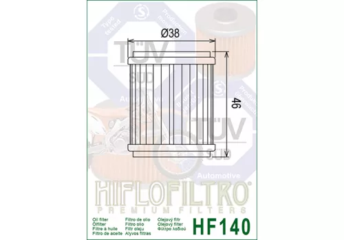Oljni filter HF140