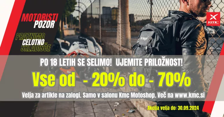 Nova lokacija KMC Motoshop - Ekskluzivne akcije za motoriste!